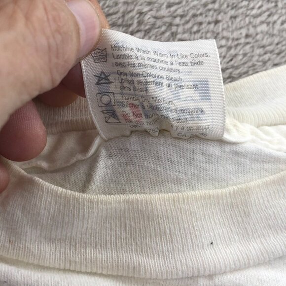 Vintage Single Stitch Hanes Woman's Book Woman T-Shirt XL White - Picture 13 of 15